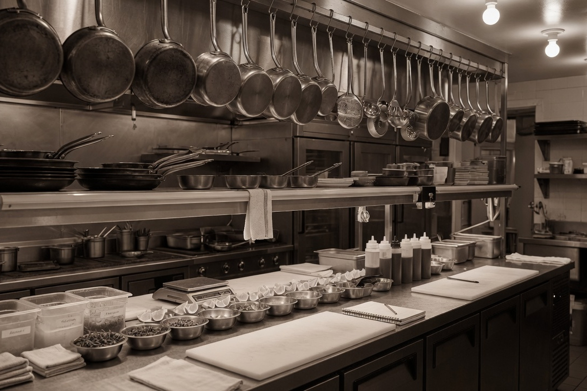 Manager — restaurant kitchen organization